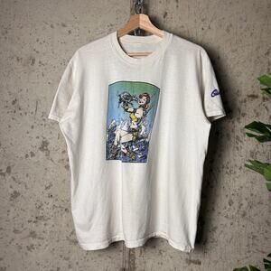 RARE Moebius Graphitti Comics DC 80s Jean Giraud Single Stitch Shirt Large